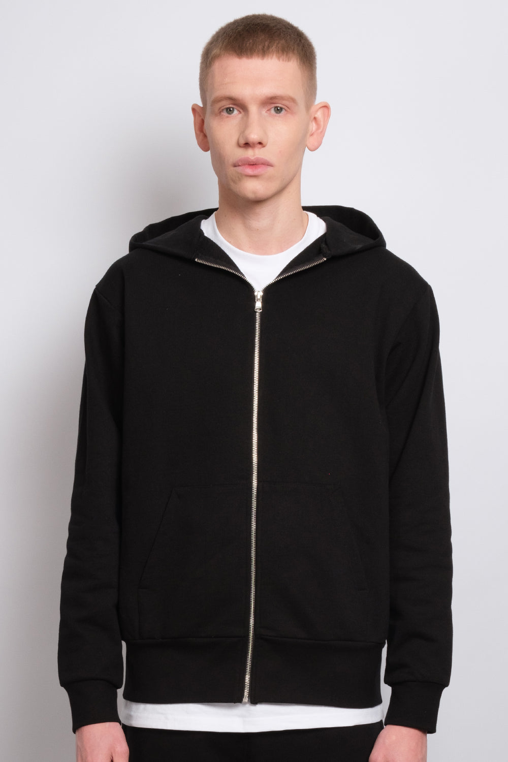 Atelier Zip Hoodie Black