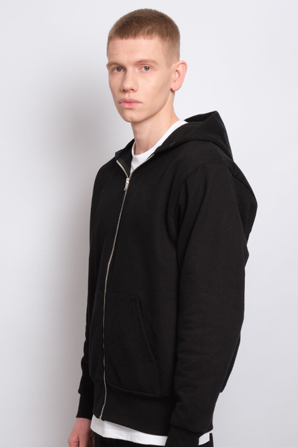 Atelier Zip Hoodie Black