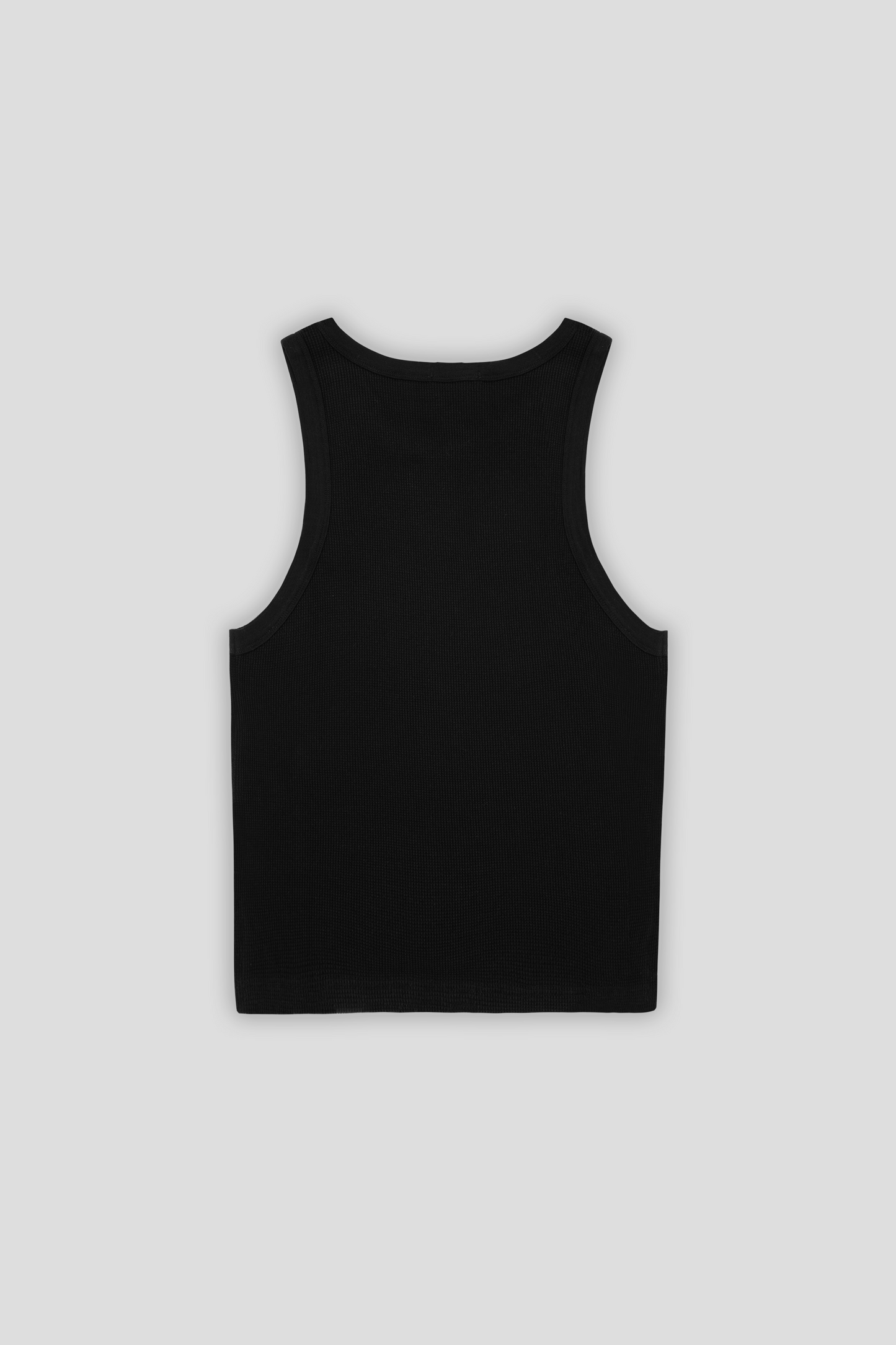 Waffle Vest Black