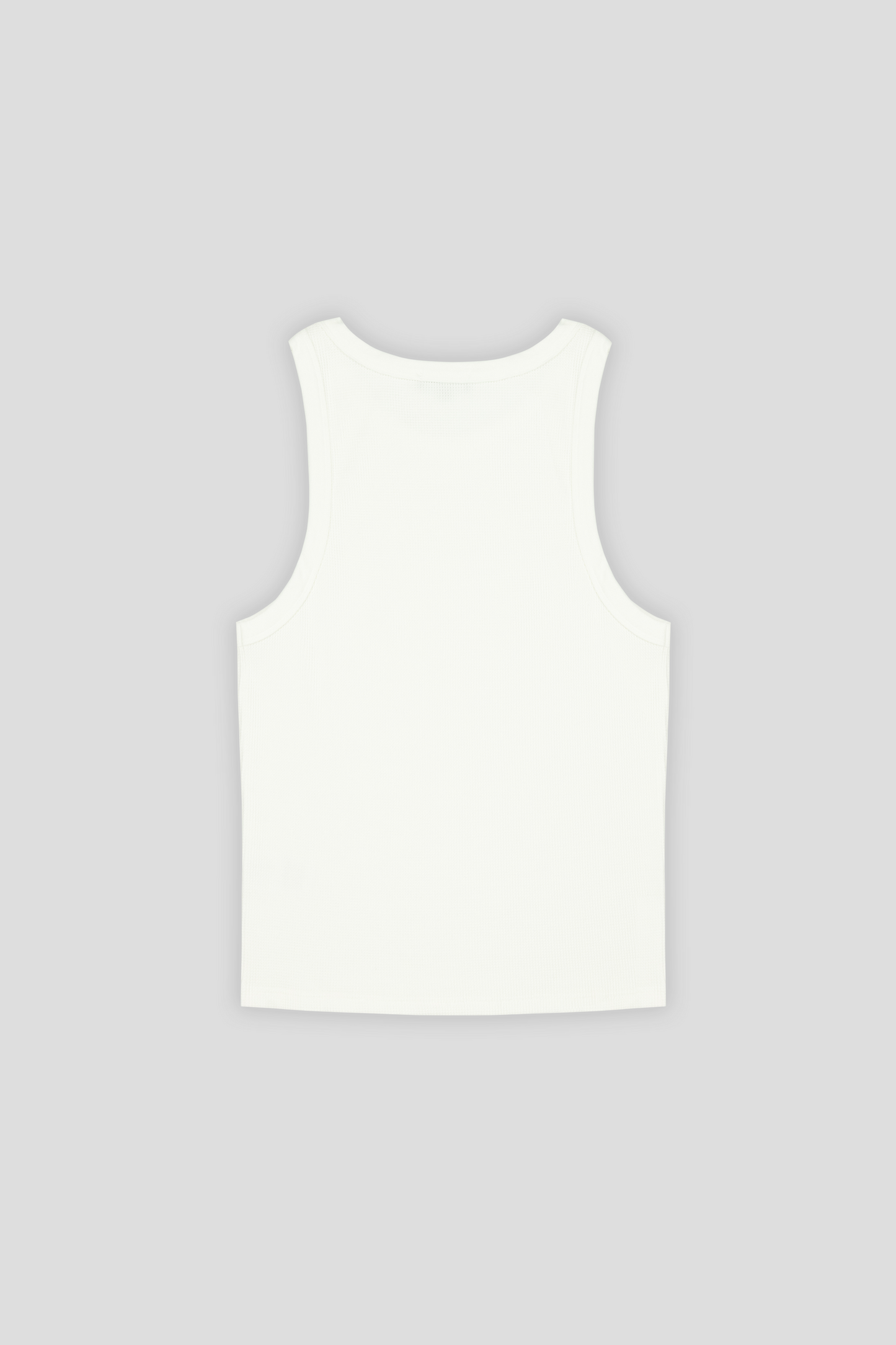 Waffle Vest White
