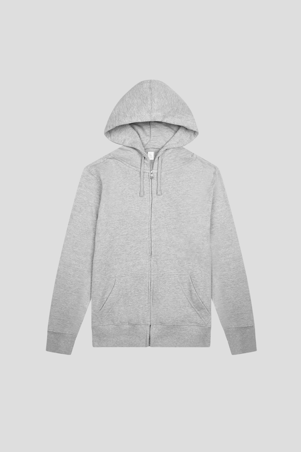 Plain gray zip up hoodie hotsell