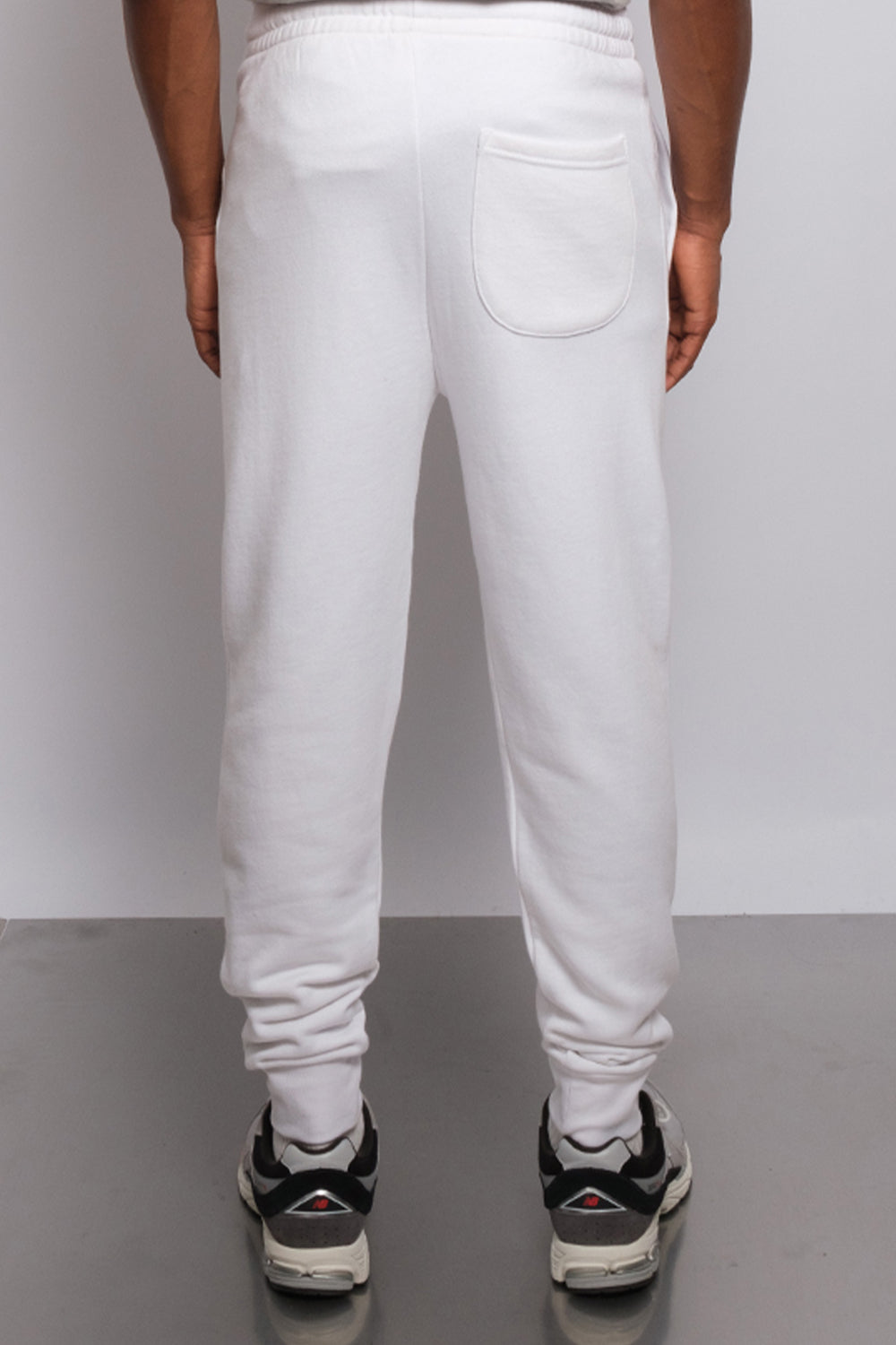 Industry Ribbed Cuff Jogger White
