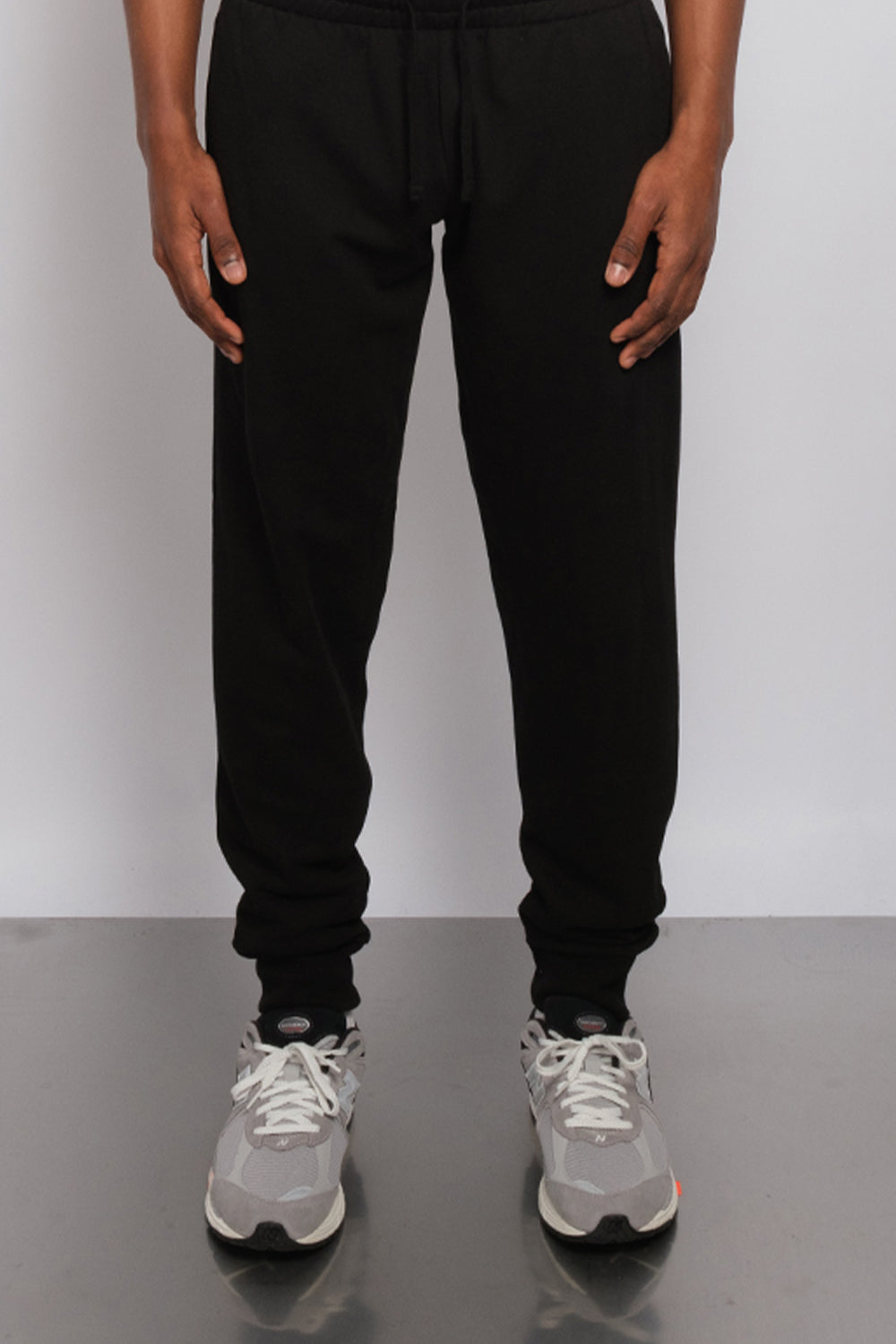 Industry Ribbed Cuff Jogger Black