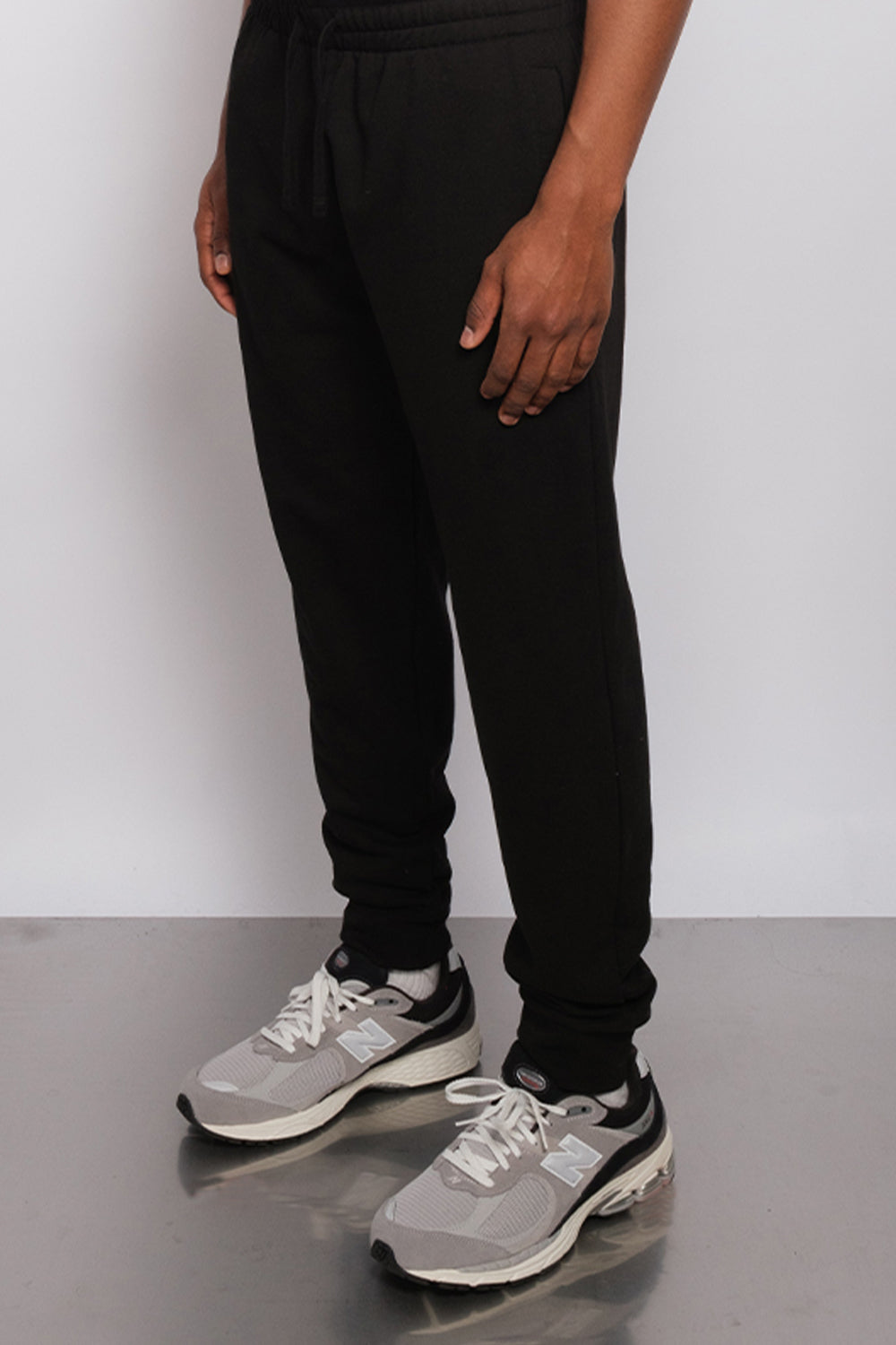 Industry Ribbed Cuff Jogger Black