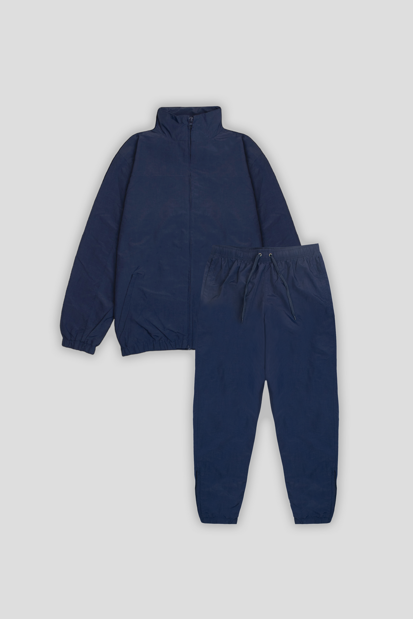 Industry Nylon Tracksuit Navy