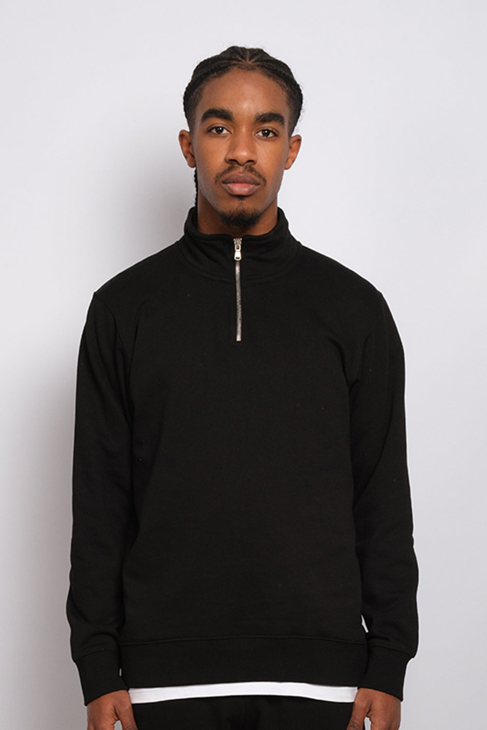 Industry 1/4 Zip Black