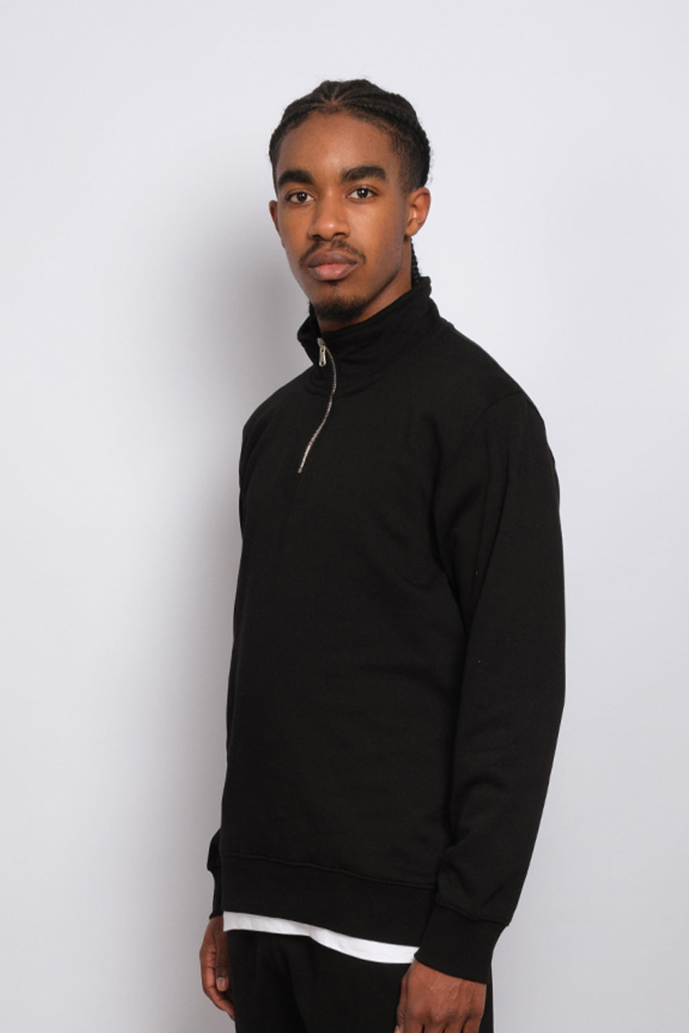 Industry 1/4 Zip Black