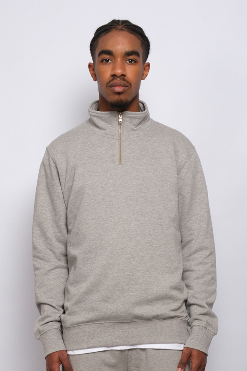 Industry 1/4 Zip Grey