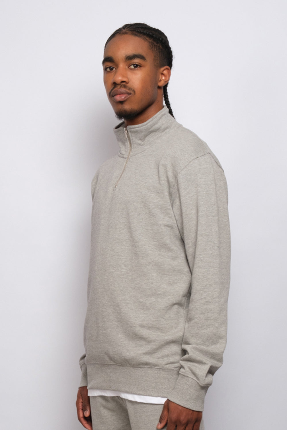 Industry 1/4 Zip Grey
