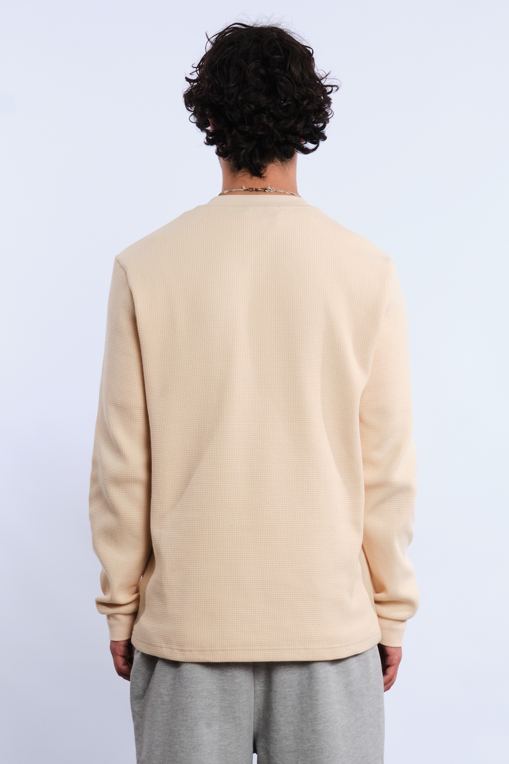 Waffle Long Sleeve Natural