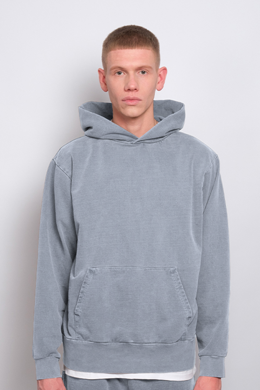 Atelier Pullover Hoodie Steel