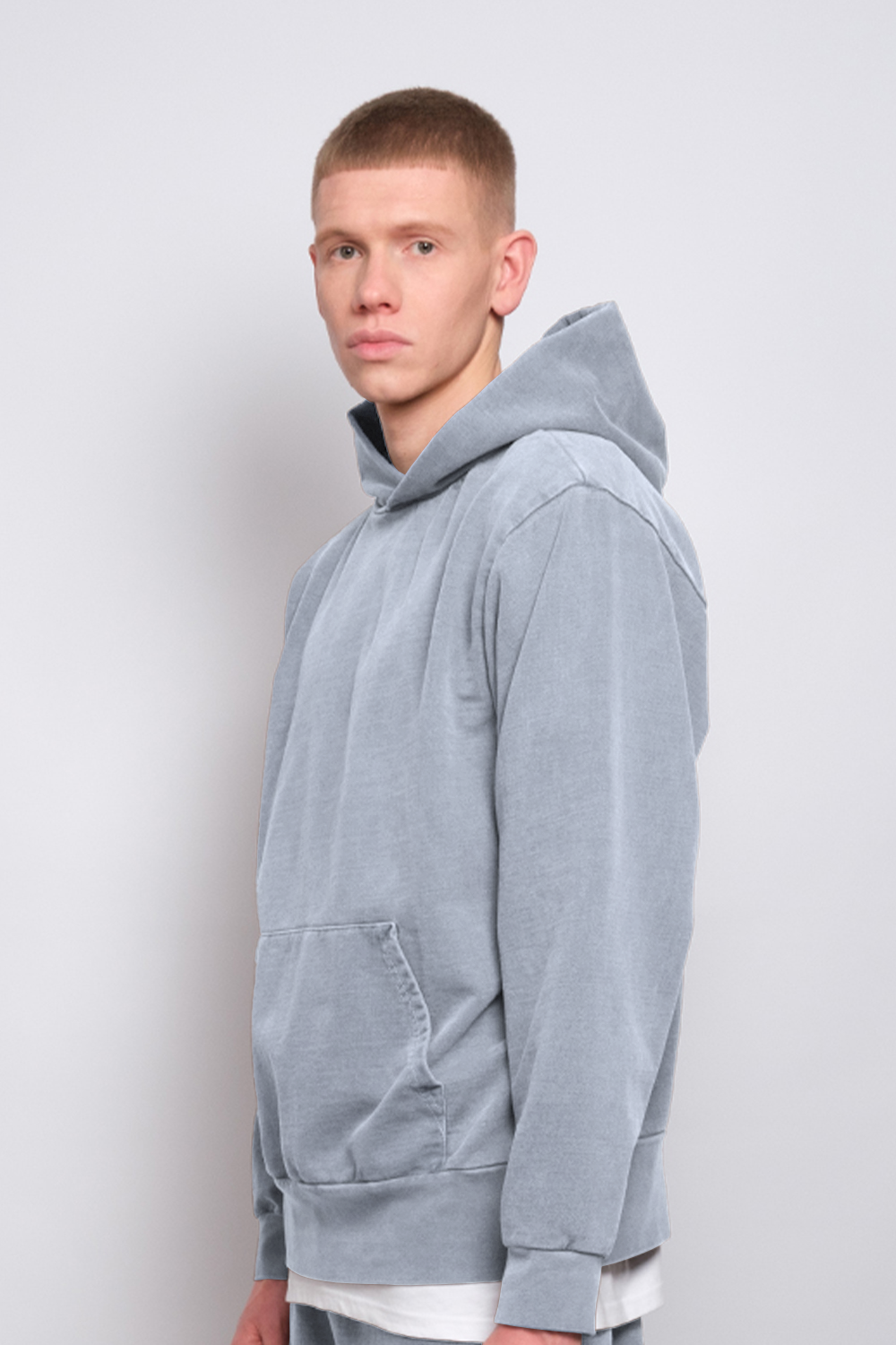 Atelier Pullover Hoodie Steel