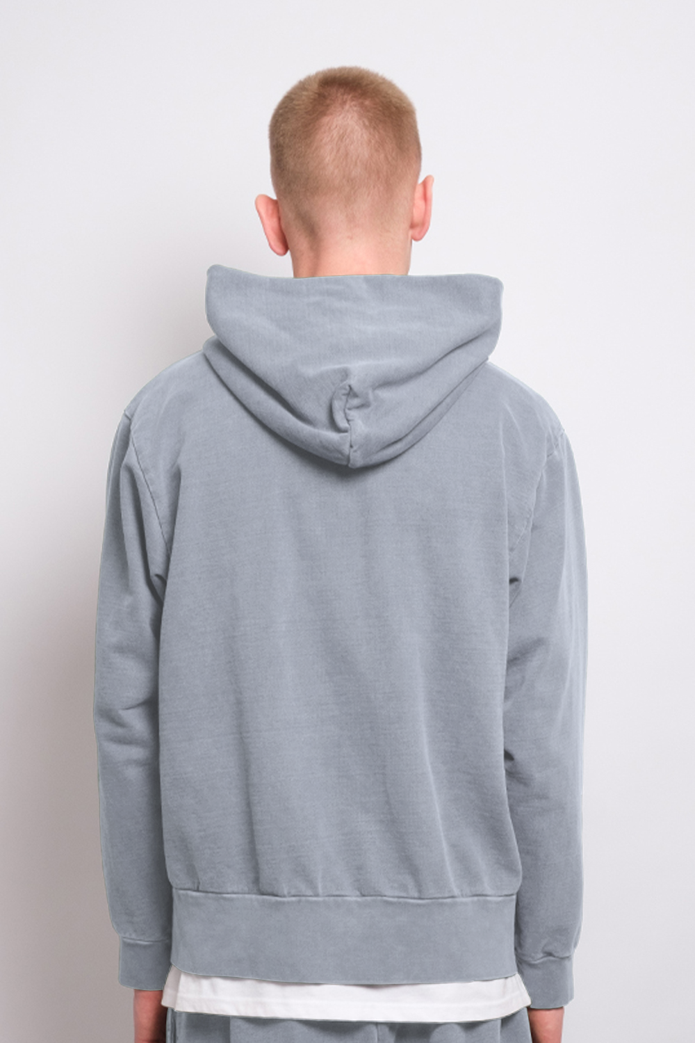 Atelier Zip Hoodie Steel