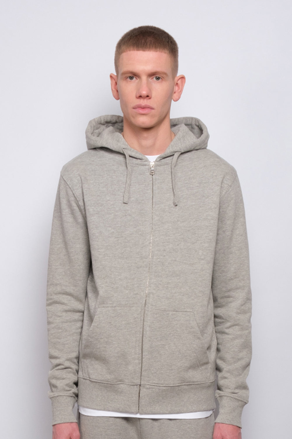 Industry Zip Hoodie Grey