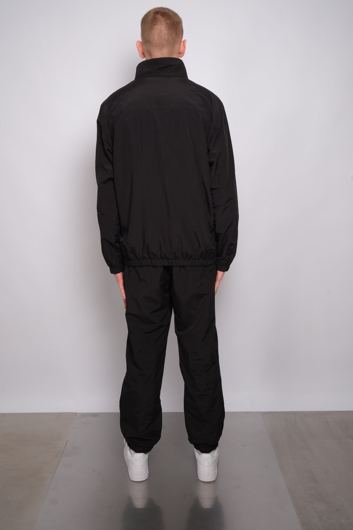 Industry Nylon Tracksuit Black