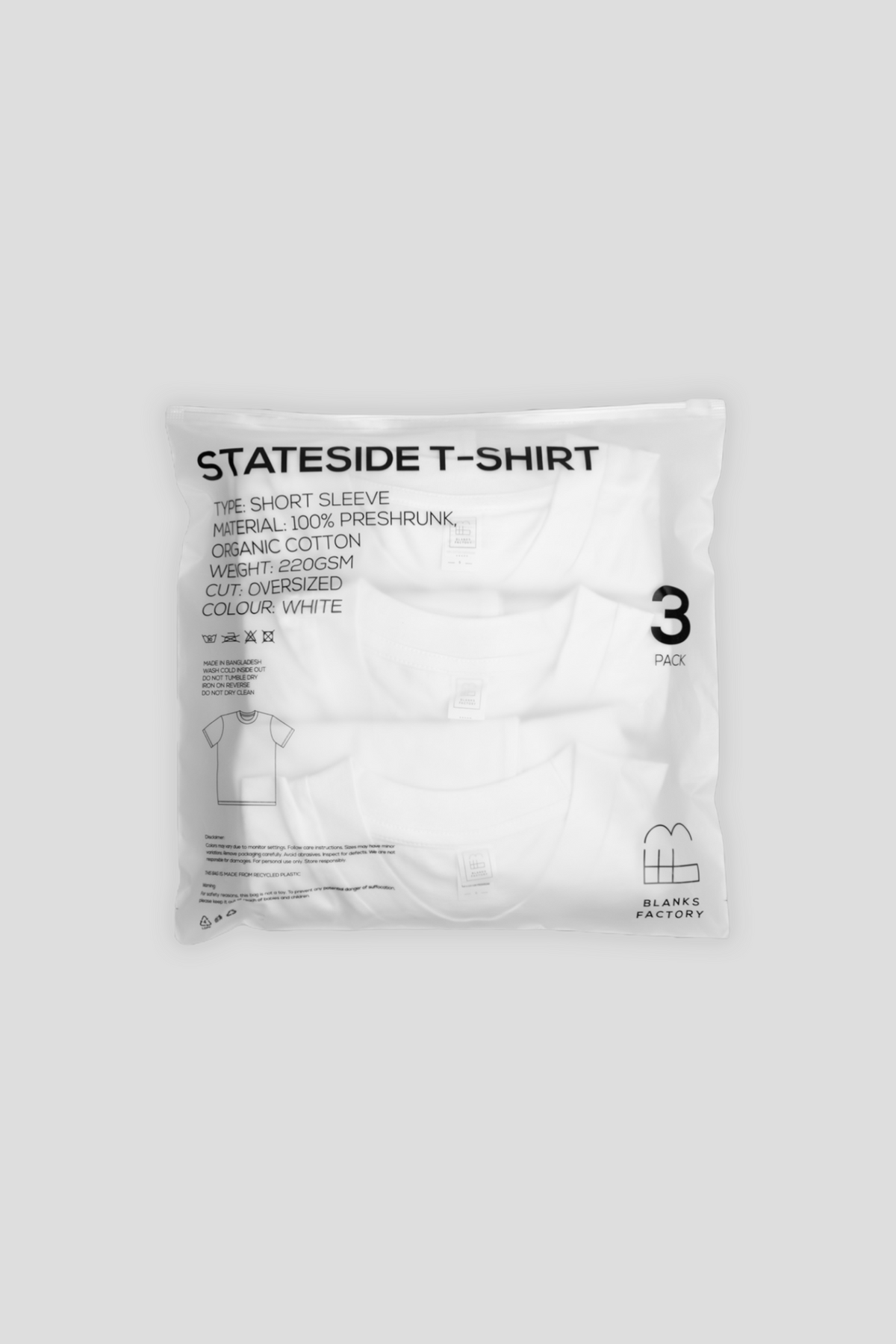 Stateside T-shirt 3-pack White