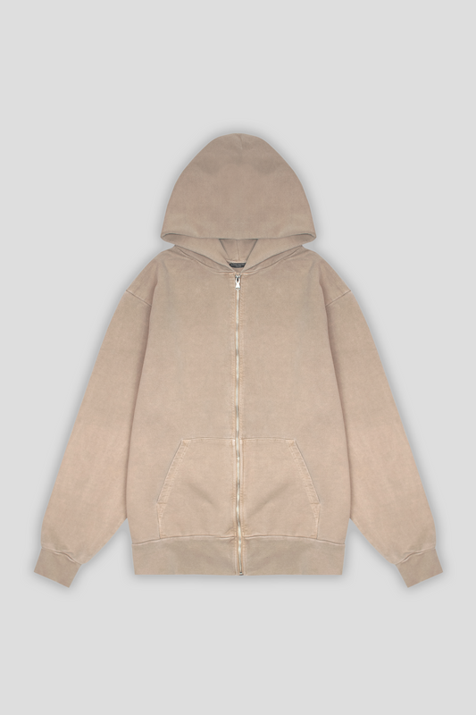 Atelier Zip Hoodie Sand