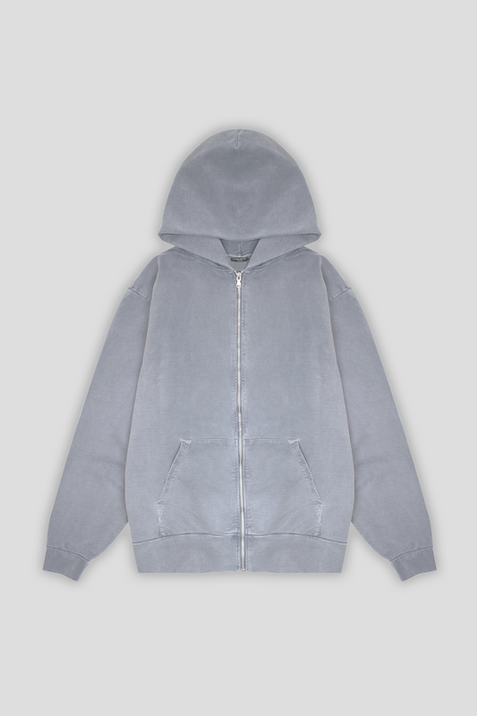 Atelier Zip Hoodie Steel