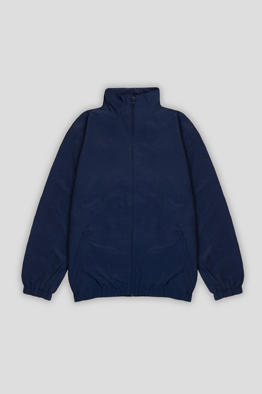 Industry Nylon Tracksuit Top Navy