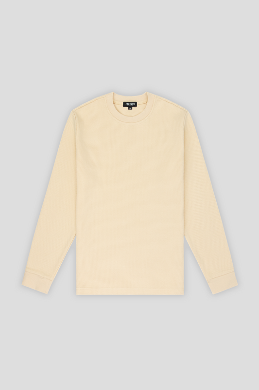 Waffle Long Sleeve Natural