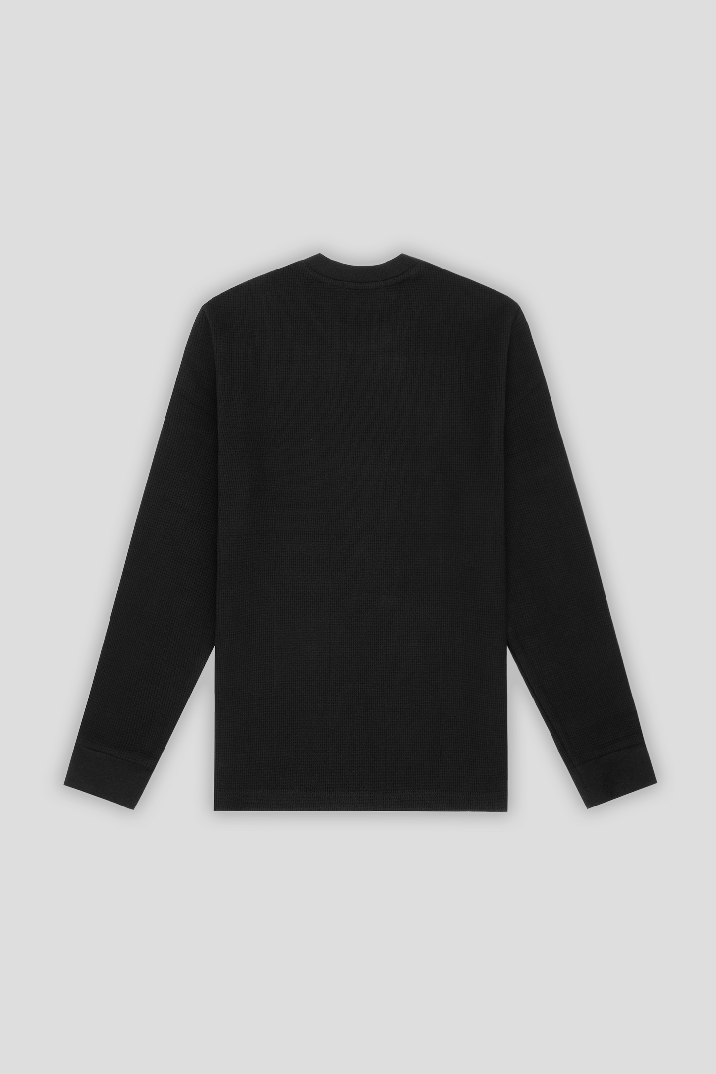 Waffle Long Sleeve Black