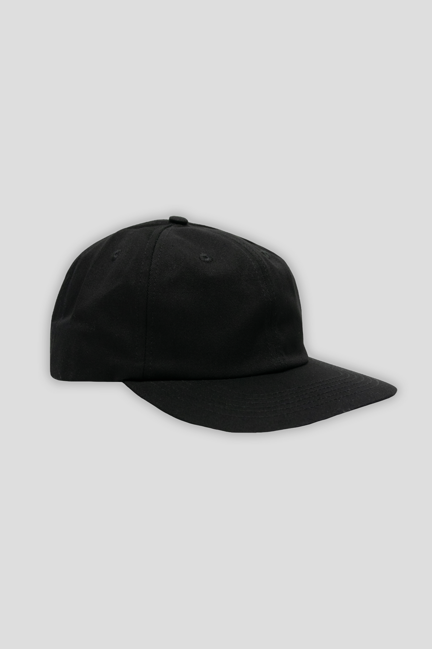 5 Panel Cap Black V1