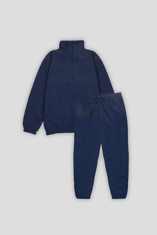 Industry Nylon Tracksuit Navy