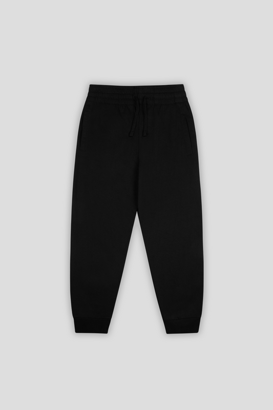 Industry Ribbed Cuff Jogger Black