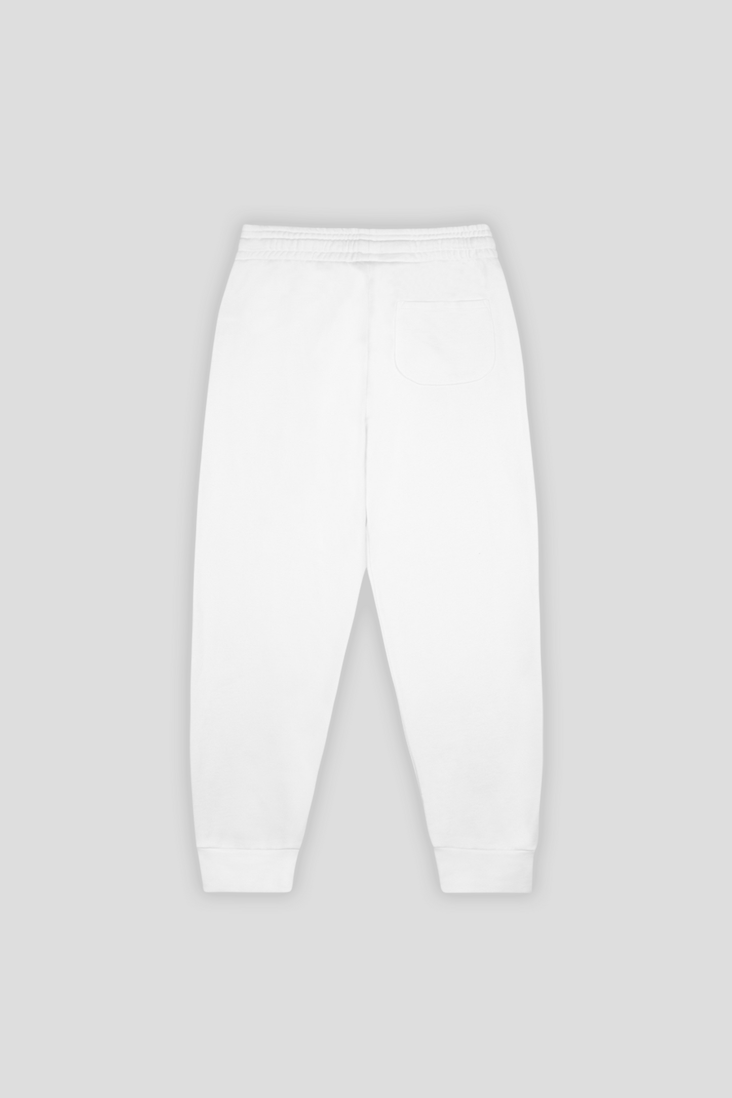 Industry Ribbed Cuff Jogger White