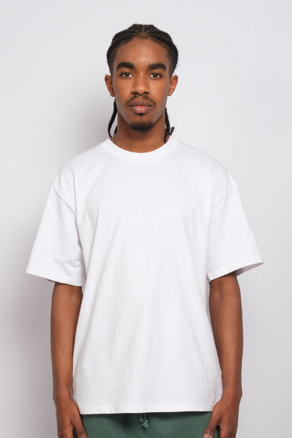 T-shirt nera in puro cotone con logo coccodrillo verde