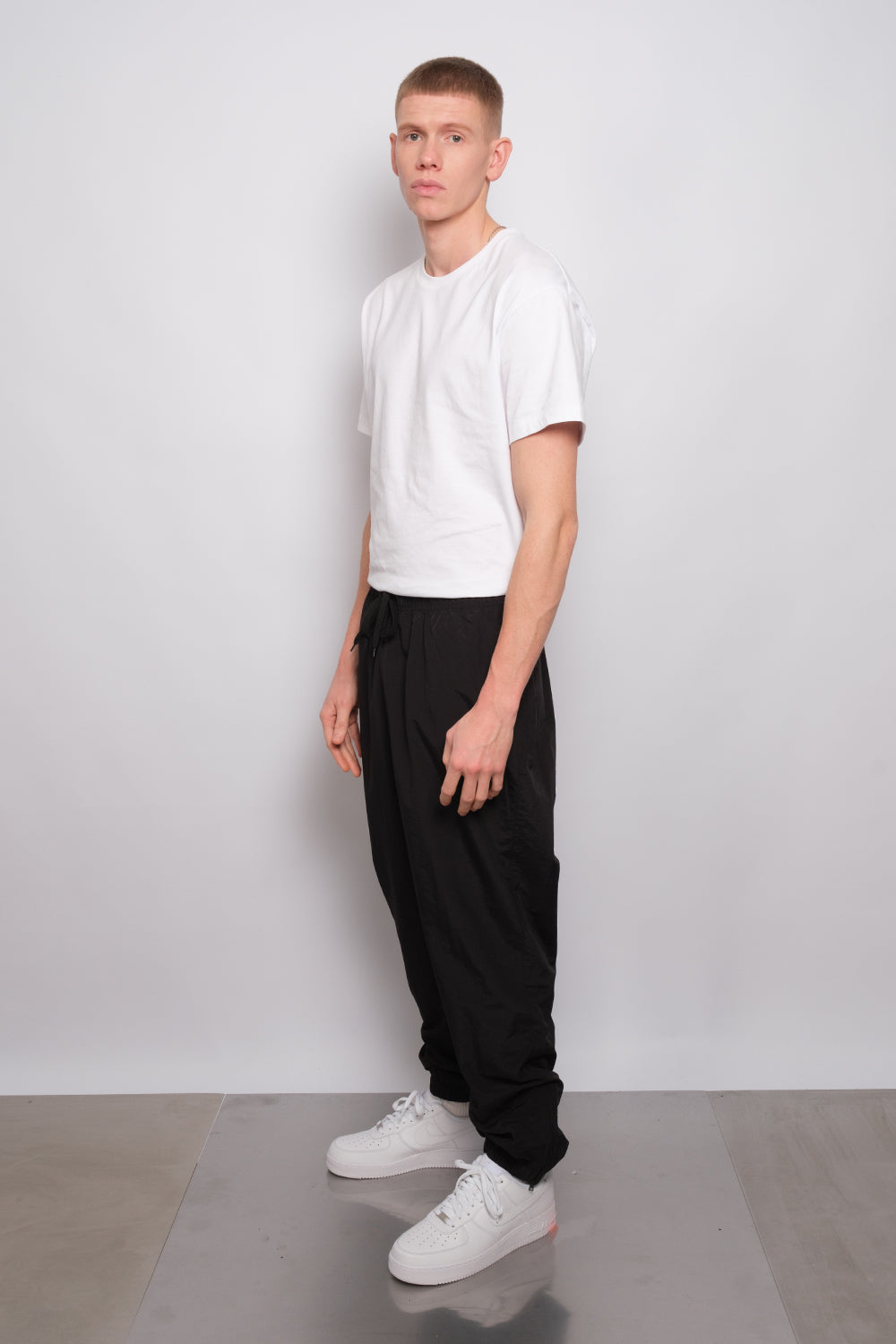 Industry Nylon Tracksuit Pants Black