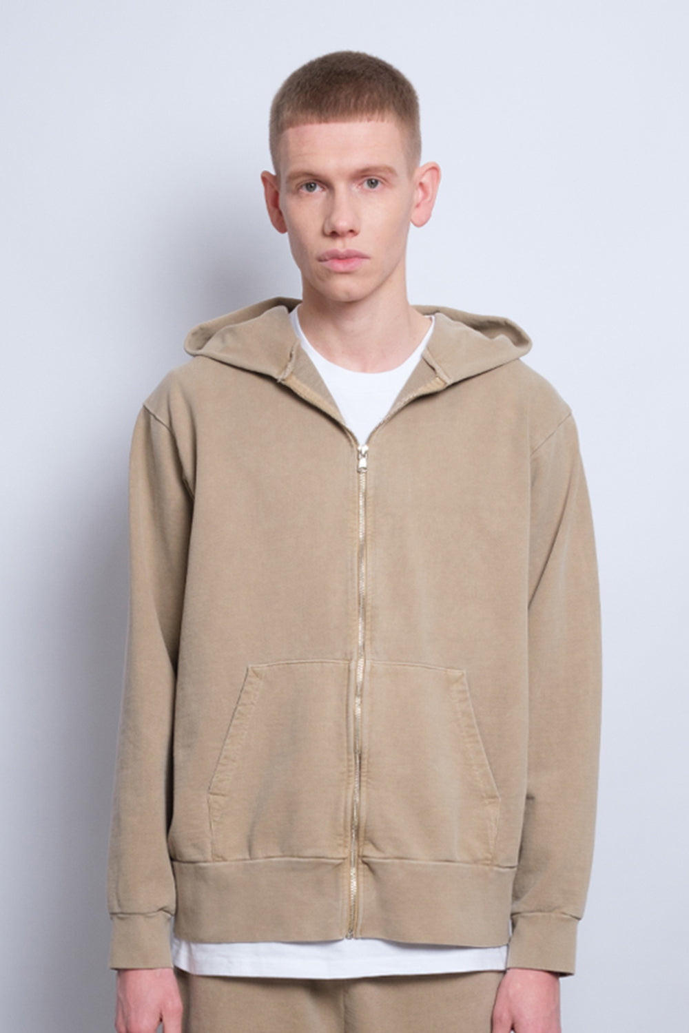 Atelier Zip Hoodie Sand