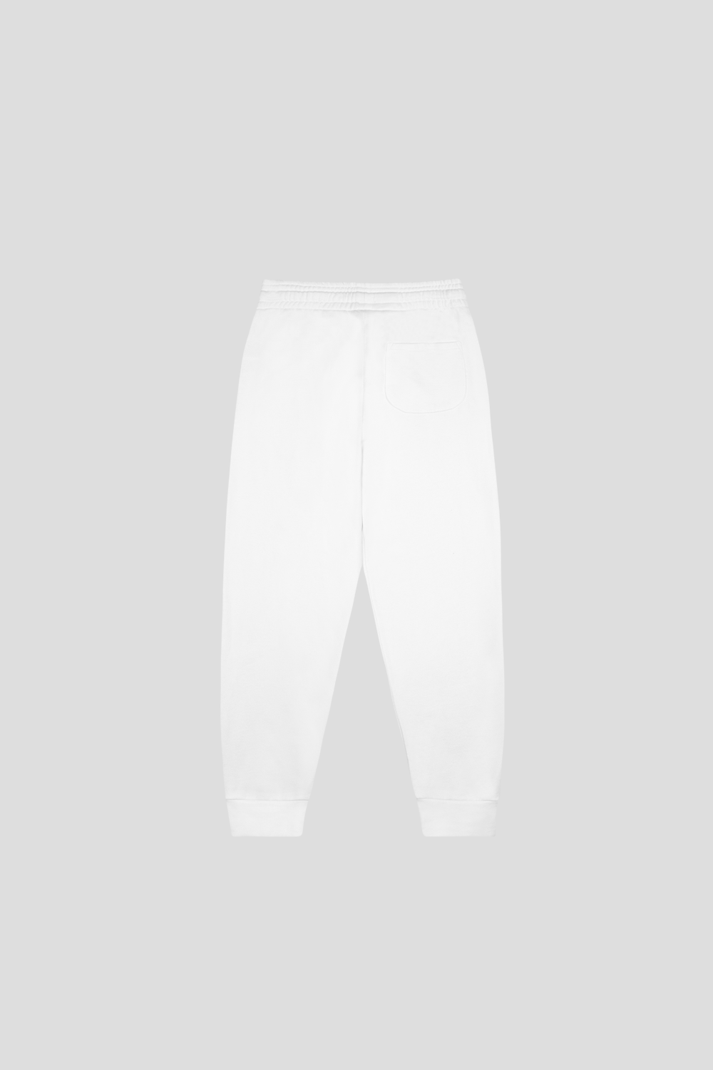 Industry Ribbed Cuff Jogger White